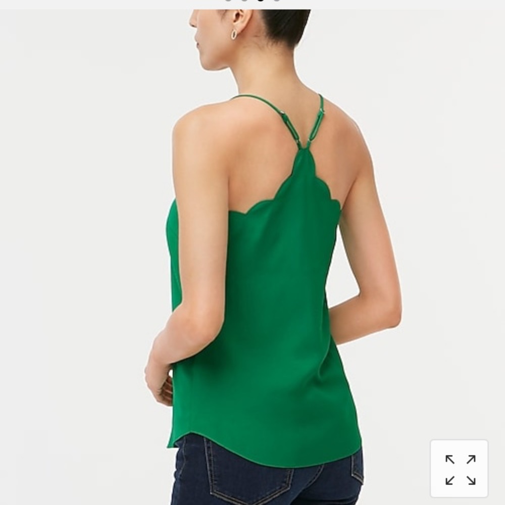 JCrew Scalloped Top.